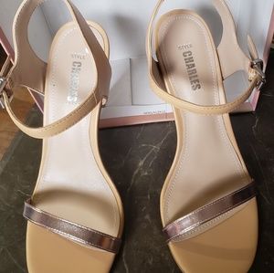 Charles style tan heels new